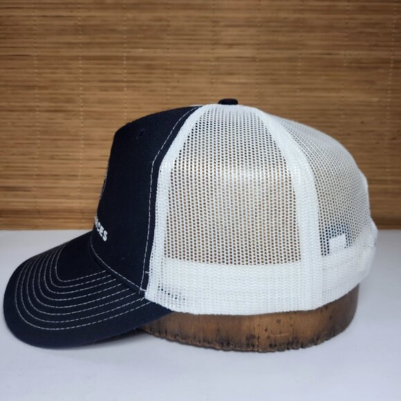Vintage GE Appliances Snap-Back Hat Dark Blue White Mesh Back 100% Cotton - Picture 7 of 10